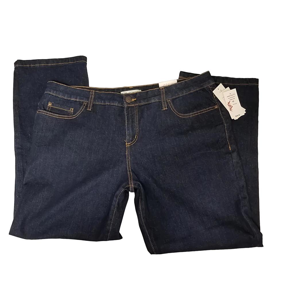Cleo boyfriend straight relaxed petite jeans slimming panel size 18p